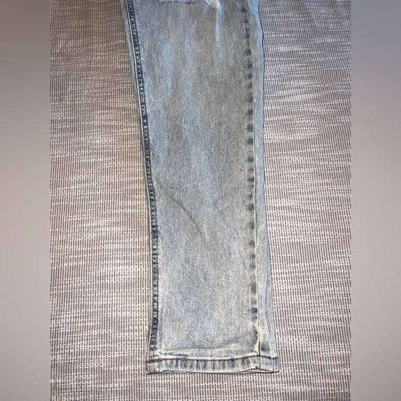 Colorful Planet Distressed Double Roll Mom Jeans | Juniors Size 14 | NWT - Picture 7 of 8